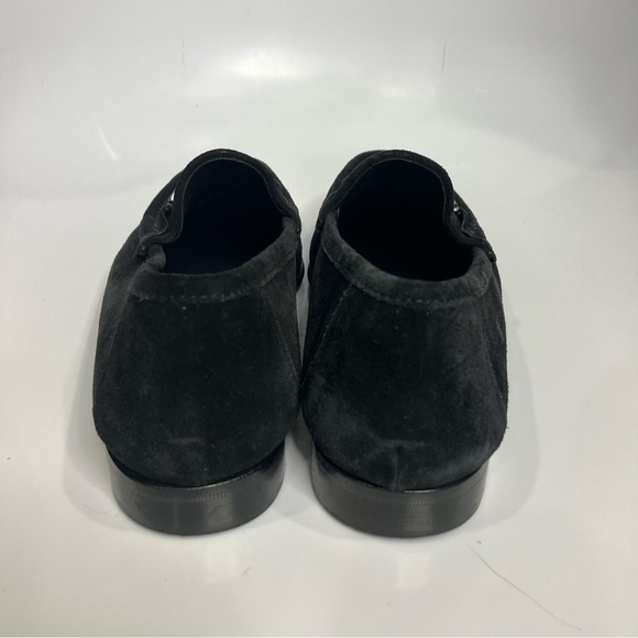Allen Edmonds Vinci loafers black fine European suede‎ leather mens size 9.5 main image 6